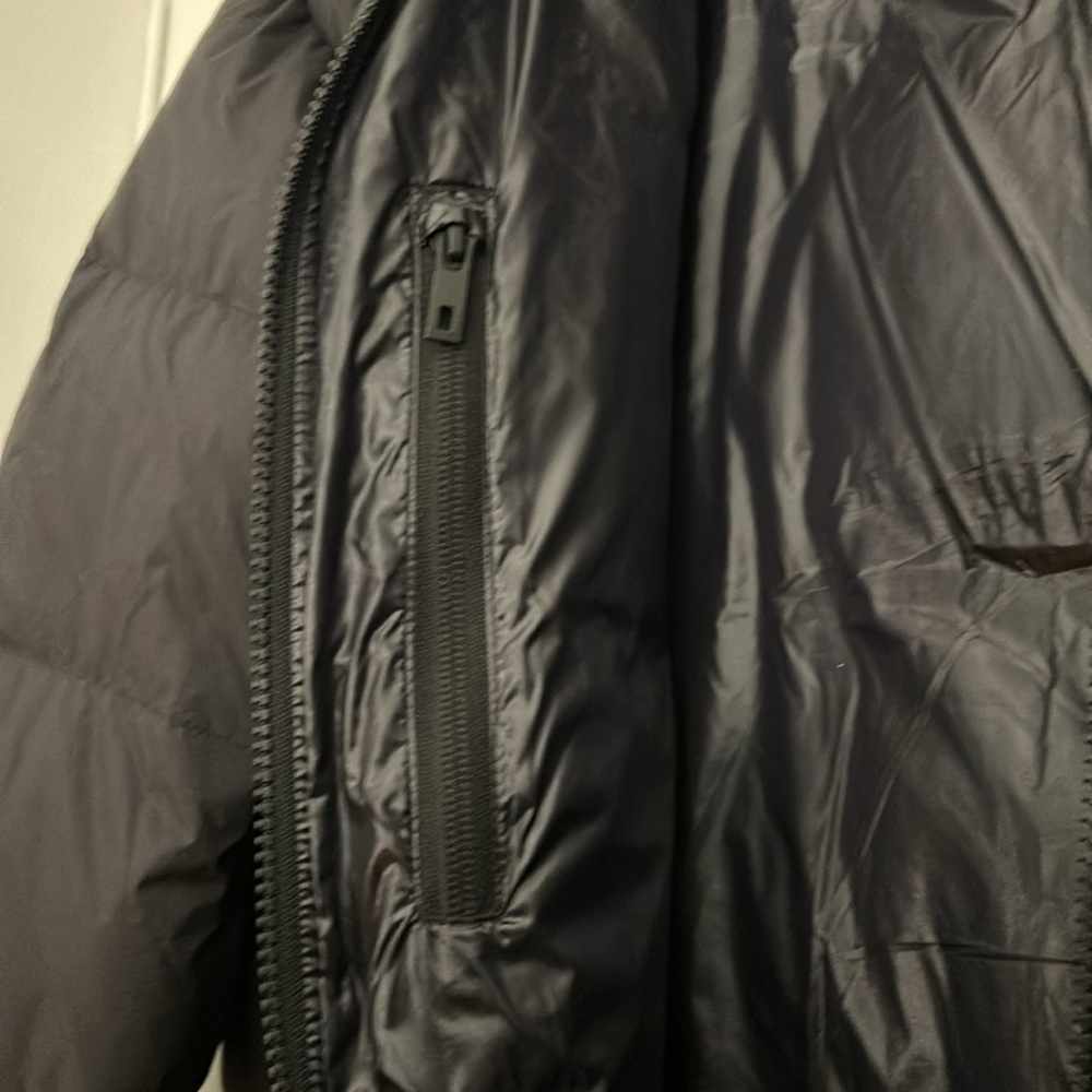 Uniqlo +J Jil Sander Long Down Volume Jacket Coat Puffer Black Size Xs, Euc View 6